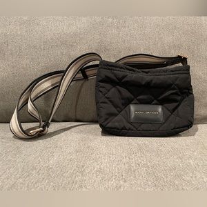 Marc Jacobs Quilted Nylon Messenger Crossbody Bag